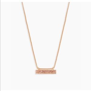 Kendra Scott Leanor Rose Gold Pendant Necklace